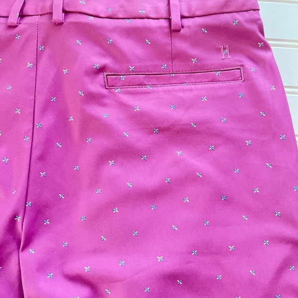 Walter Hagen 11 Men's Golf Shorts 10" L Pink/Mauve Rubber Grip Waistband Size 36 - Picture 3 of 8